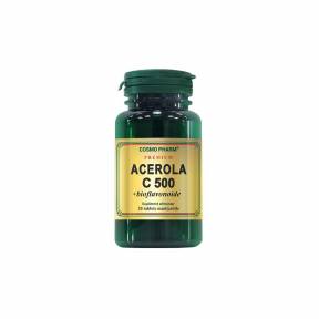 Acerola C 500 mg + bioflavonoide, Cosmo Pharm, 20 tablete masticabile