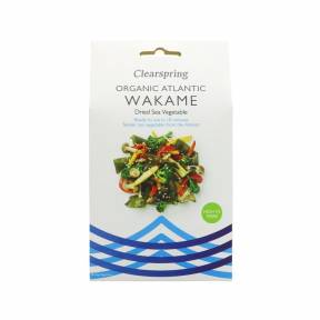 Alge marine uscate Wakame 25 g, Clearspring