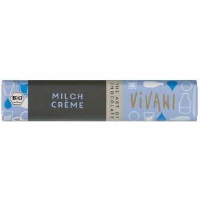 Baton de ciocolata cu crema de lapte ECO 40 g, Vivani