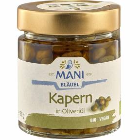 Capere in ulei de masline, ECO, 180 g, Mani Blauel