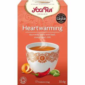Ceai incalzitor Heartwarming, ECO, 30.6 g (17 x 1.8 g), Yogi Tea