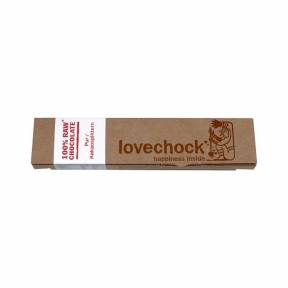 Ciocolata raw-vegan cu bucati de cacao ECO 40 g, Lovechock