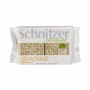 Crackers din grau spelta cu susan ECO 100 g, Schnitzer