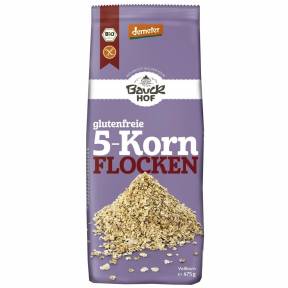 Fulgi 5 cereale fara gluten ECO 475 g, Bauck Hof