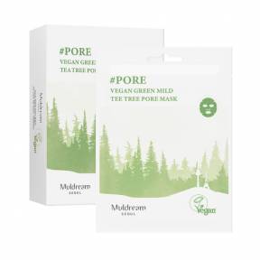 Masca Muldrem Vegan Green Mild Tee Tree Pore set 10 buc
