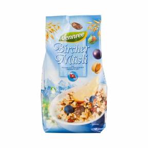 Muesli din cereale si fructe ECO 500 g, Dennree