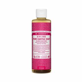 Sapun lichid de Castilia 18-in-1 Trandafiri, 240 ml, Dr. Bronner's