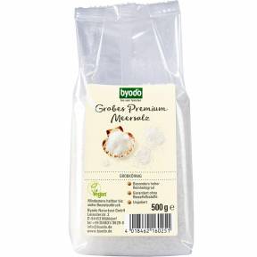 Sare de mare grunjoasa premium 500 g, Byodo