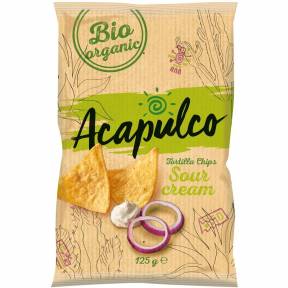 Tortilla chips ECO 125 g, Acapulco