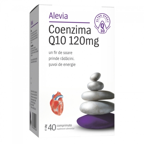 Coenzima Q10 120 mg 40 cp Alevia