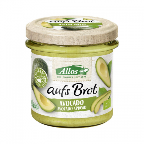 Crema tartinabila din avocado, Fara Gluten, ECO, 140g, Allos
