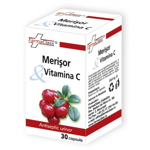 Merisor si Vitamina C 30 cp Farmaclass