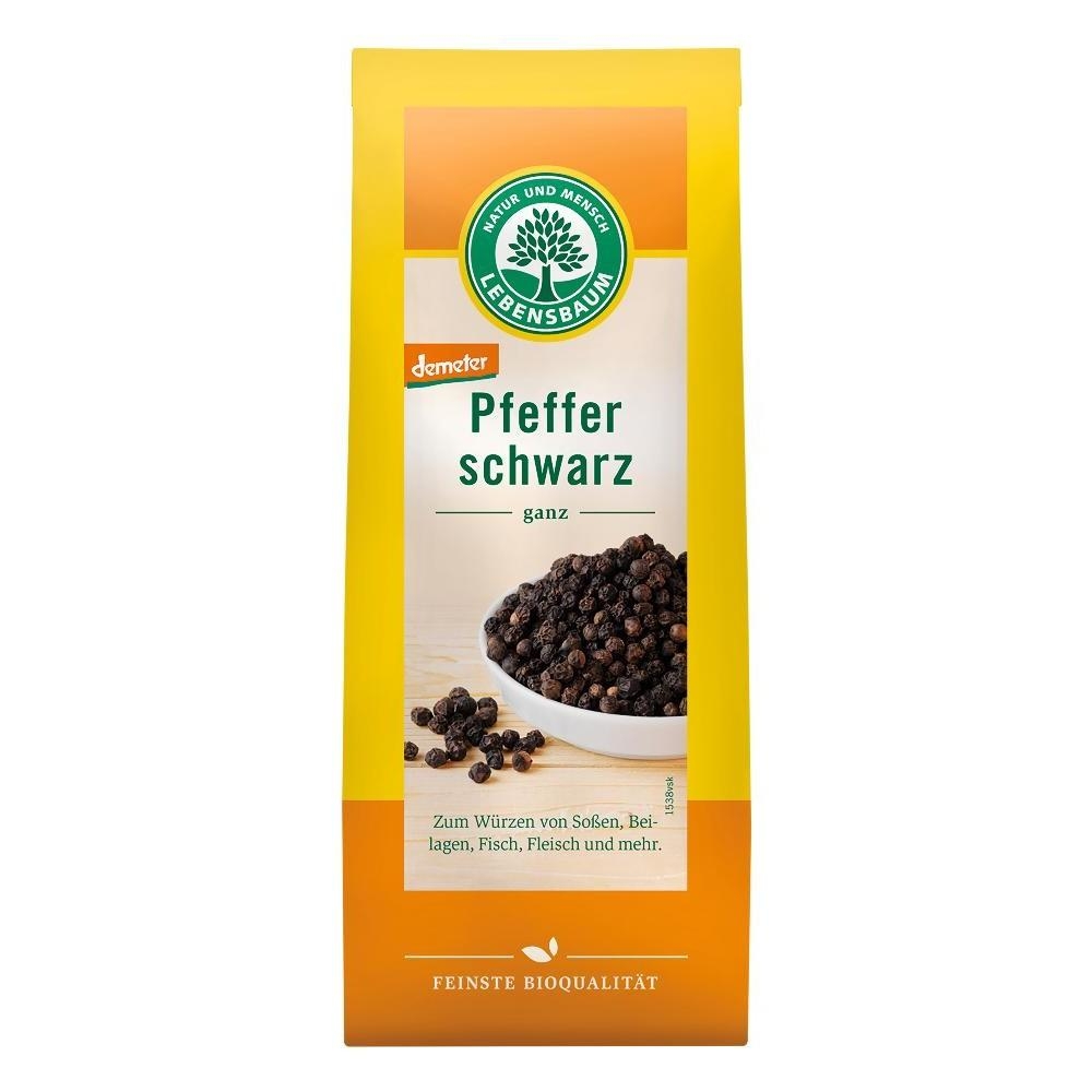 Piper negru boabe, demeter, ECO, 50 g, Lebensbaum