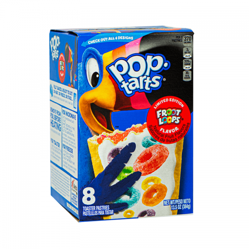 Pop Tarts Froot Loops, 384 g (8 buc), Kellogg's