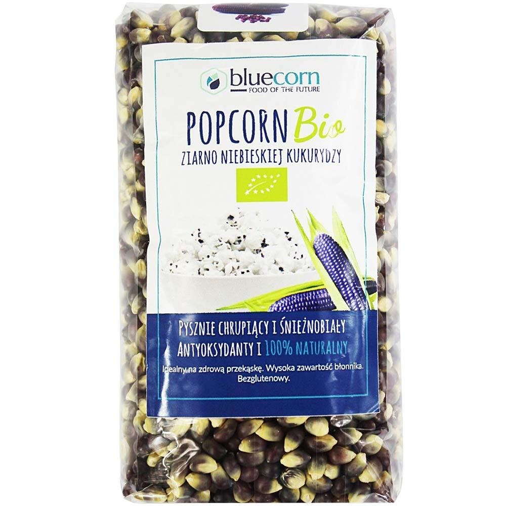 Porumb albastru pentru popcorn, fara gluten, ECO, 350 g, Bluecorn